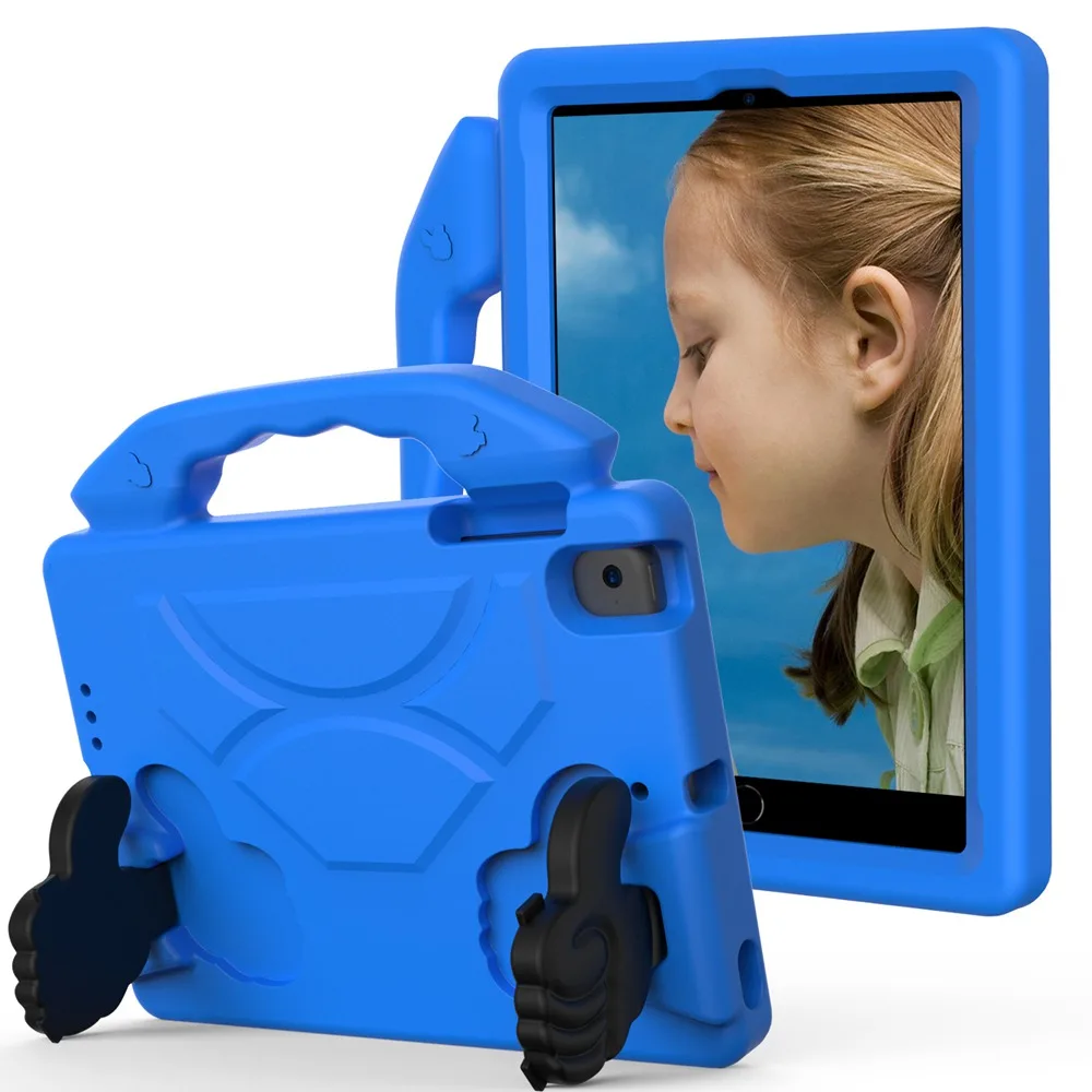 Durable Kids' Shockproof EVA Foam Tablet Case with Hand-held Stand