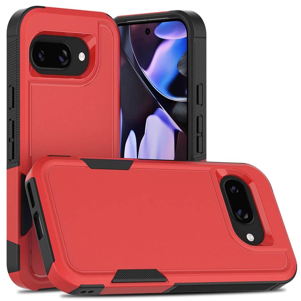 Dual-Layer Heavy Duty Armor Shockproof Dust-Proof Rugged Protective Case - PC + TPU