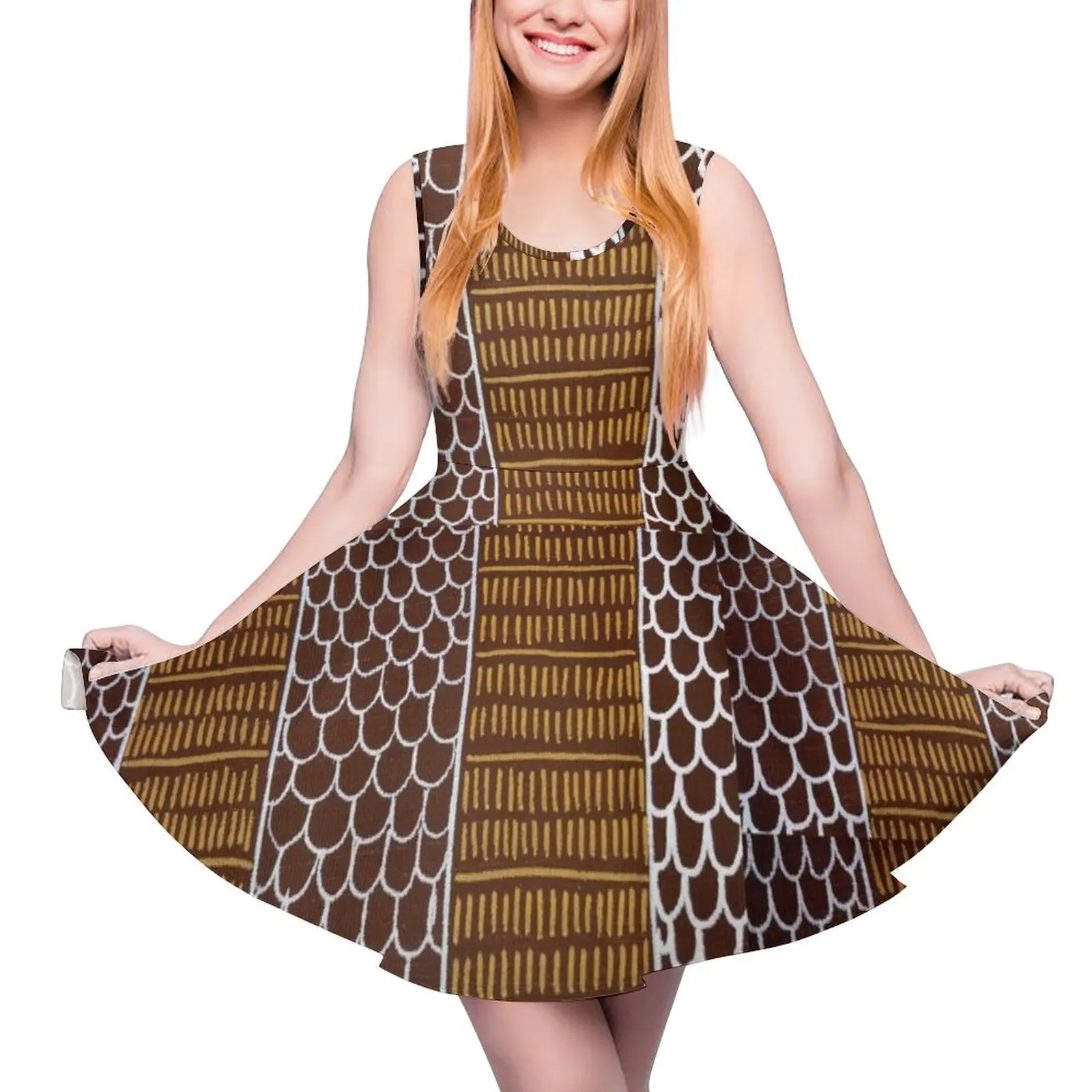 

Женское платье со змеиным принтом, Стильное элегантное платье без рукавов в Корейском стиле, модель 2024 на лето