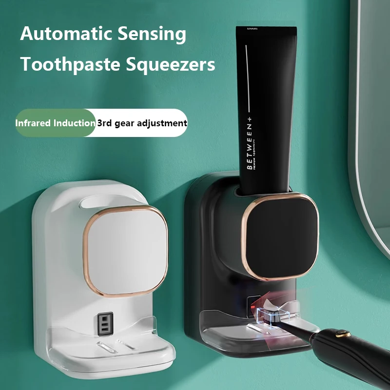 Automatic Induction Toothpaste Dispenser Bathroom Toothpaste Squeezer