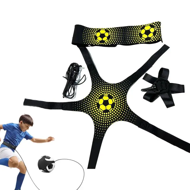 

Soccer Ball Trainer Adjustable Soccer Trainer Soccer Volleyball Trainer Football Kick Throw Practice Training Aid For Ball Size