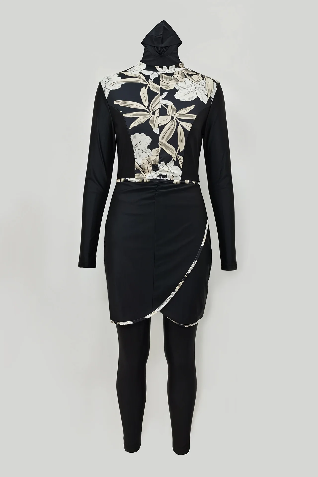 Burkini Costumi Da Bagno Musulmani Modesto Hijab Costume Da Bagno Per Le Donne Cover Up Designer Islamico Moda Manica Lunga Costume Da Bagno Bagno
