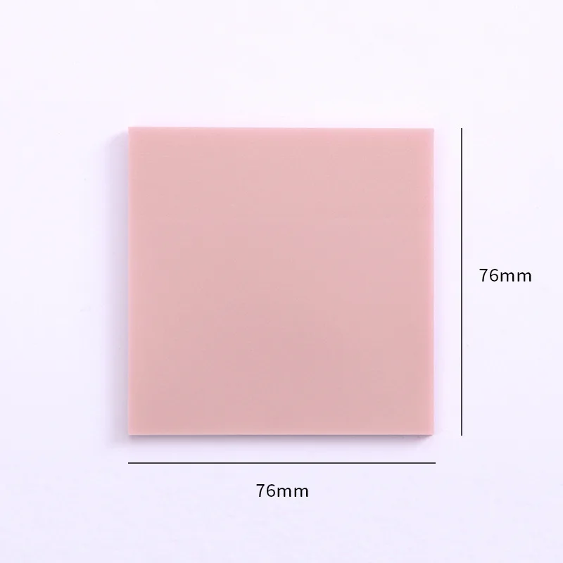 Creative Transparent PET Sticky Notes - 50 Sheets - Planner & Stationery Supplies