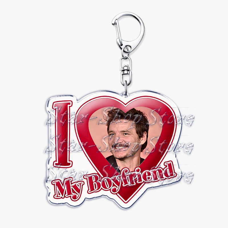 Heißer Pedro Pascal I Love My Boyfriend Herz-Schlüsselanhänger für Damen, Accessoires, Schlüsselanhänger, Ring, Schlüsselanhänger, Schmuck, Fans, Geschenke – Detail 32
