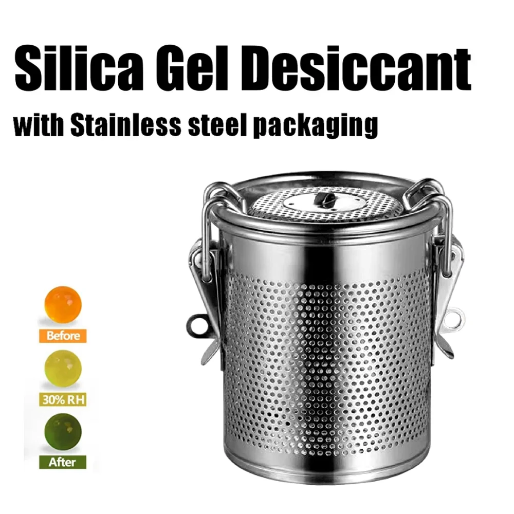 Moisture Desiccant Household Dehumidification Box Silica Gel Desiccant Absorbent Canister for Safe Cabinet Tool Box