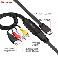 1080P HDMI to RCA AV Cable Converter Adapter RCA AV to HDMI Cable Converter adapter Support NTSC PAL SECAM CVSB AV Scaler Cable - Image 5