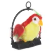 Plush Figure Toys Recording Hanging Decoration Early Learning Parrot Kids Educational Red Talking Child 5
