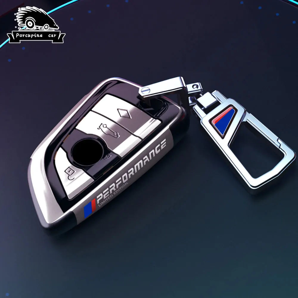 Car Remote Key Case Cover Shell Fob PC plating BMW X1 X3 X4 X5 X6 F15 F16 G30 G20 3 5 7 Series G01 G02 G05 G11 G32 F48 F39