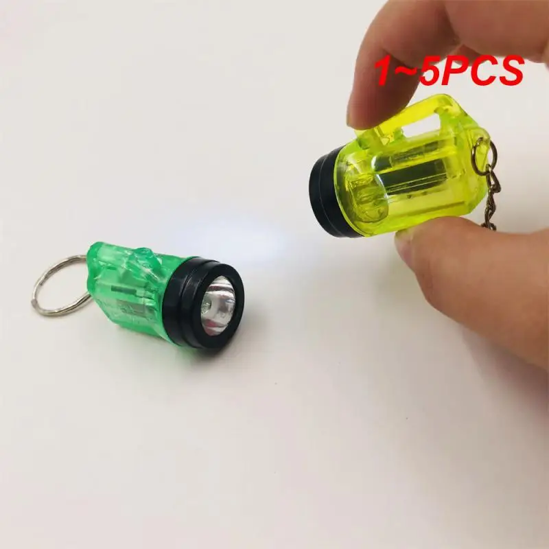

1~5PCS Keychain Flashlight Mini Flashlights Pocket Emergency Light Waterproof Small Torches Super Bright Keychain Lights