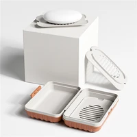Bathroom Shower Soap Box With Lids Travel Portable Small Soap Tray Dish Storage Holder Plate Home Creative Soap Holder 1