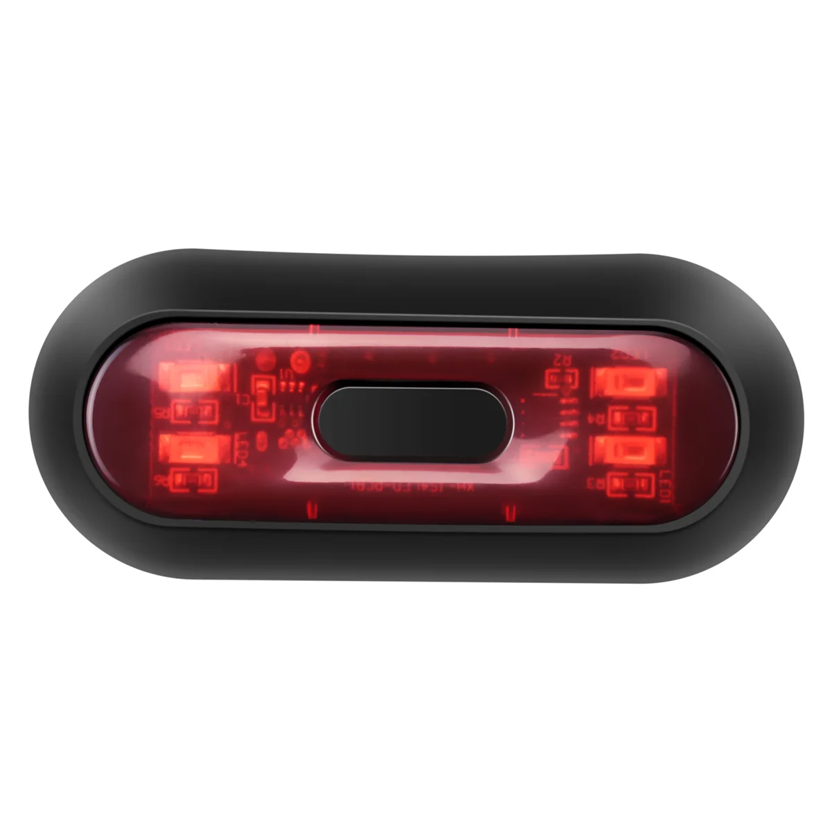 

LED Helmet Light,Motorcycle Helmet Brake Light Rechargeable Bike Rear Red Safety Warning Light for Night