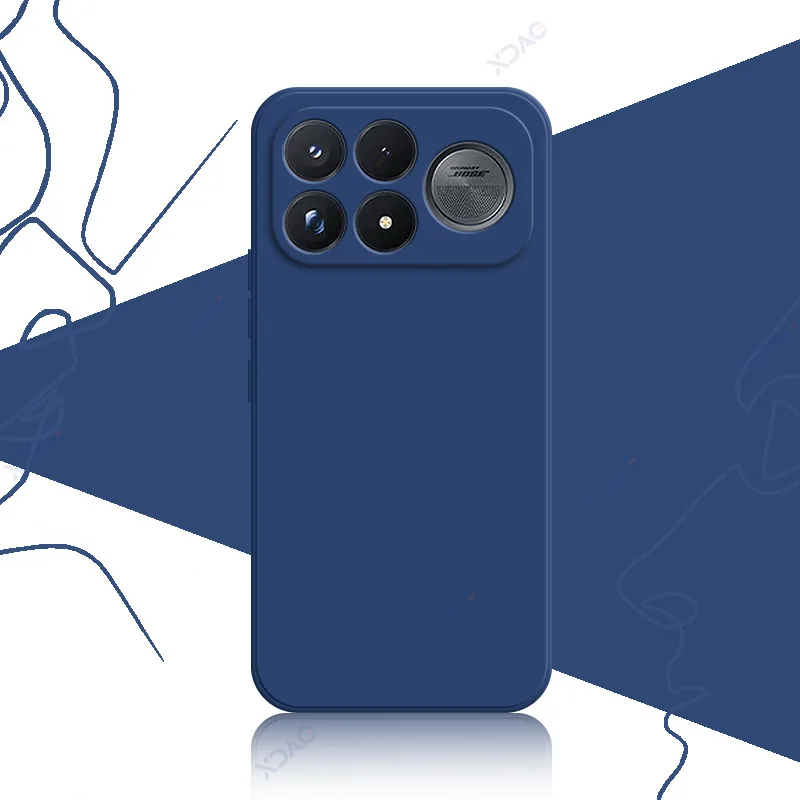 Enhanced Silicone Phone Case with Upgraded Camera Protection and Soft Anti-Scratch Microfiber Lining
