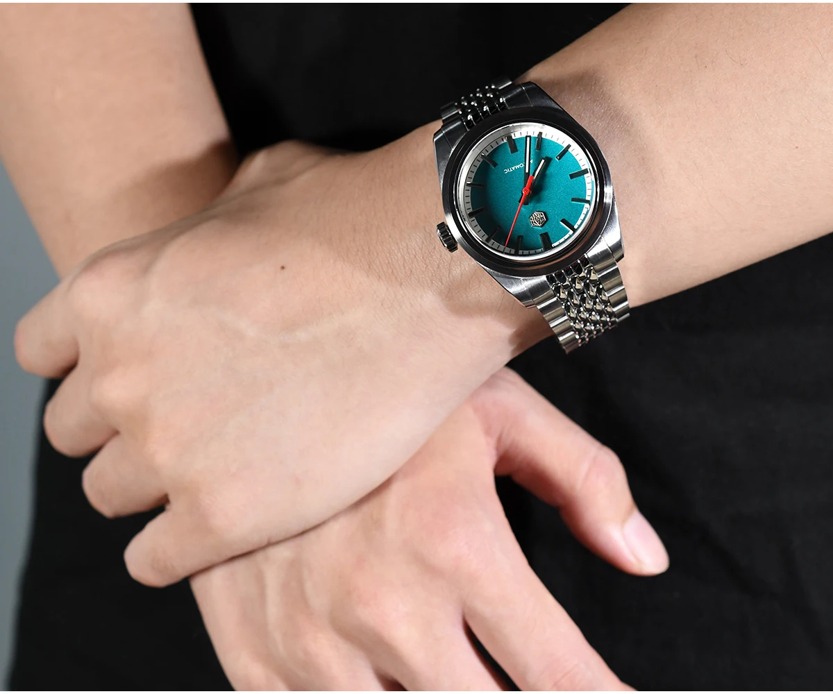 *Winter Sale* New Arrival San Martin Men Watch 37mm Fashion Sports Watches NH35 Automatic Luminous Reloj SN0106-G3 