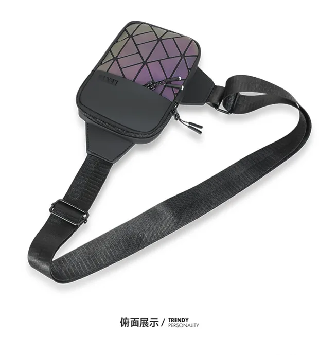 New Universal Crossbody Small Bag Casual Rhombus Grid Shoulder Fashion Mobile Phone Breast Bag Premium Crossbody Bag