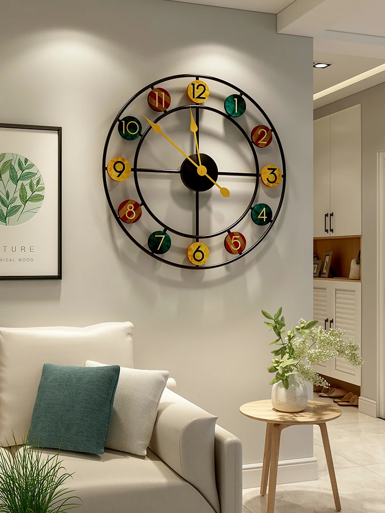 

Modern Simple Clock Wall Clock Living Room Home Fashion Mute Pocket Watch New Creative Decorative Clock Wall Hanging
