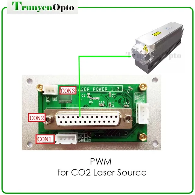 laser power controller for fiber co2 laser source Raycus JPT MAX 10W 20W 30W50W 100W500W1000W2000W 3