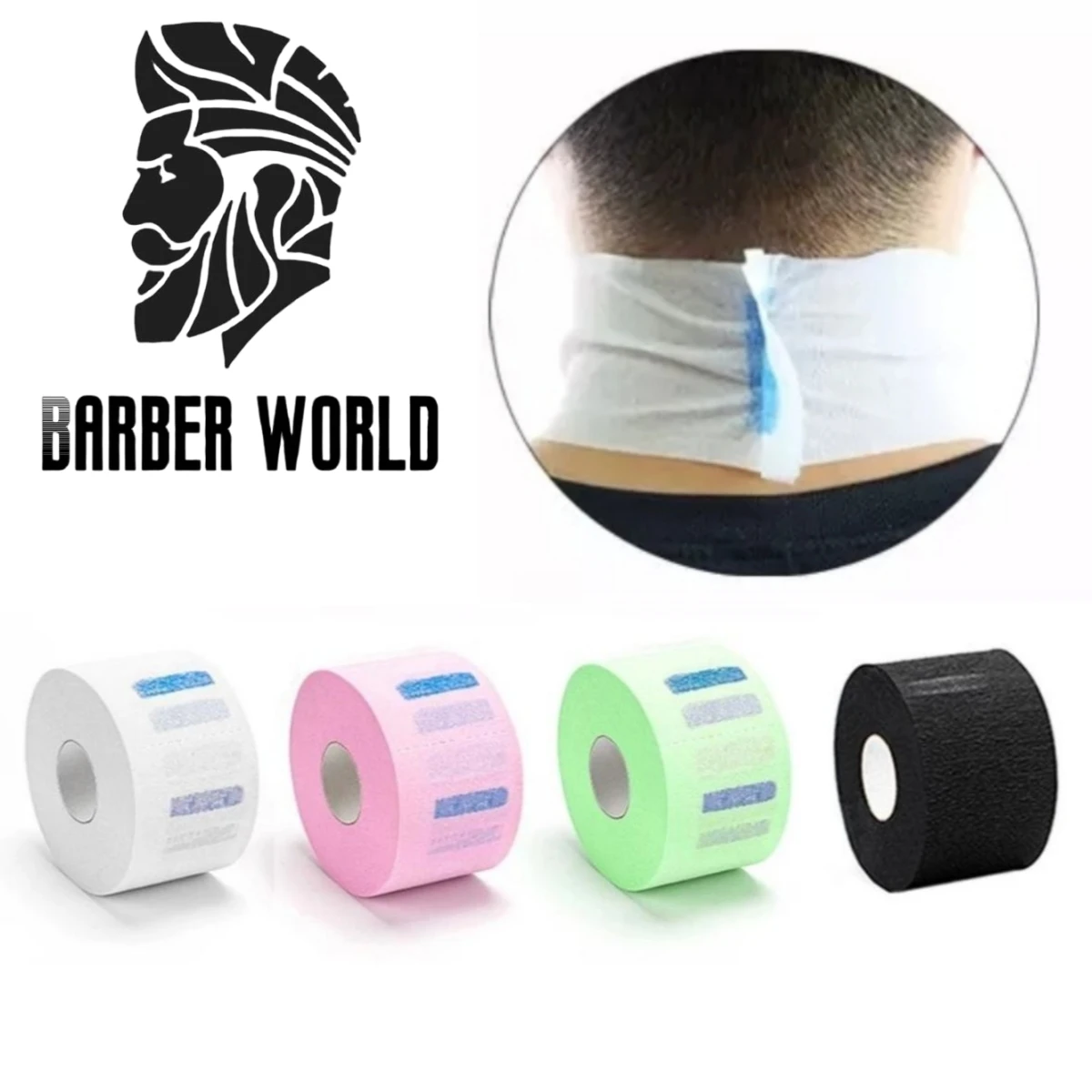 85 unidades desechables barbería cuello tira profesional elástico papel  banda protector de peluquería accesorios accesorios peluquería accesorios