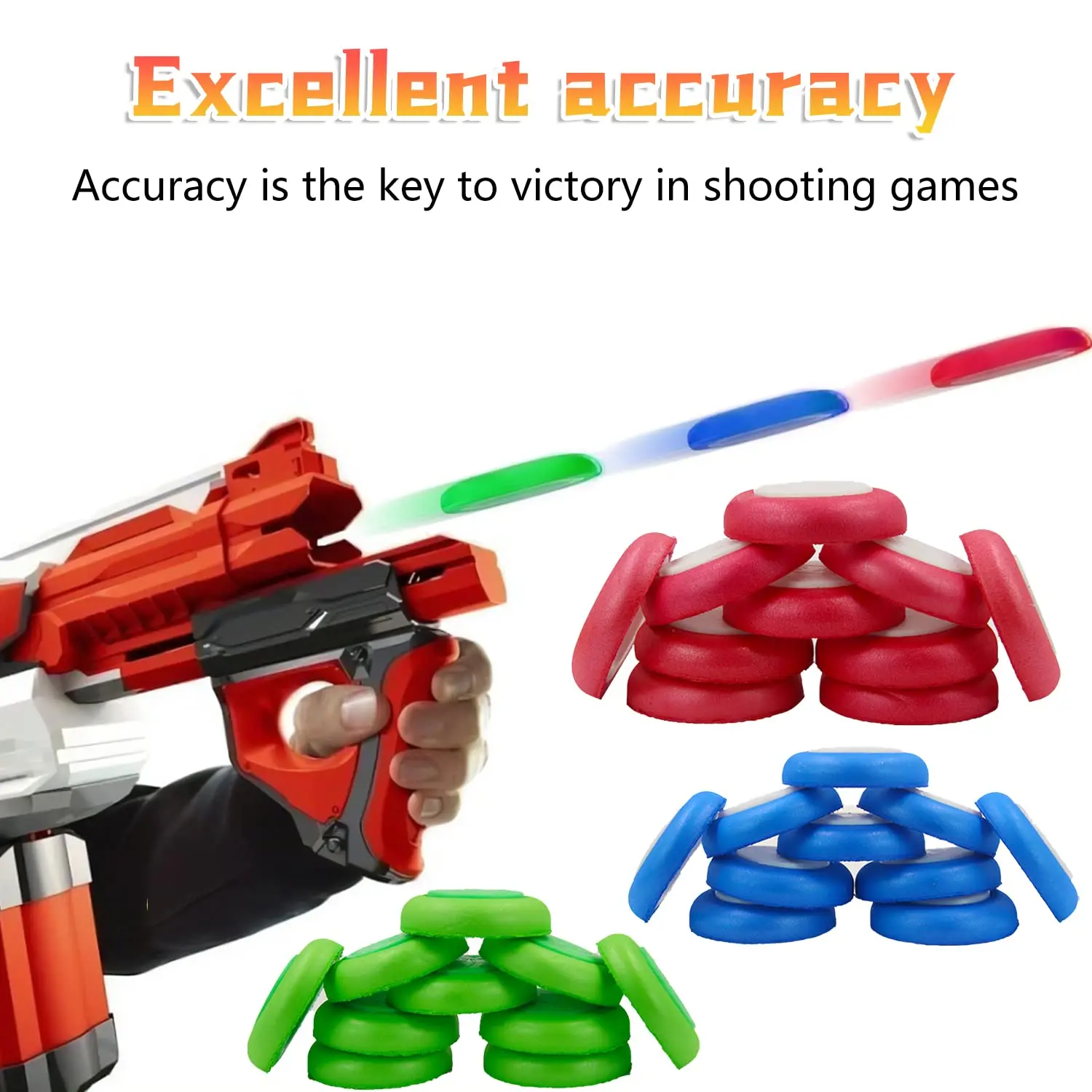 Disc Refill Compatible for Nerf Vortex Blaster Praxis Nitron Vigilon Proton Ammo 30/50 Pcs Outdoor Sports Gifts For Nerf Toy Gun