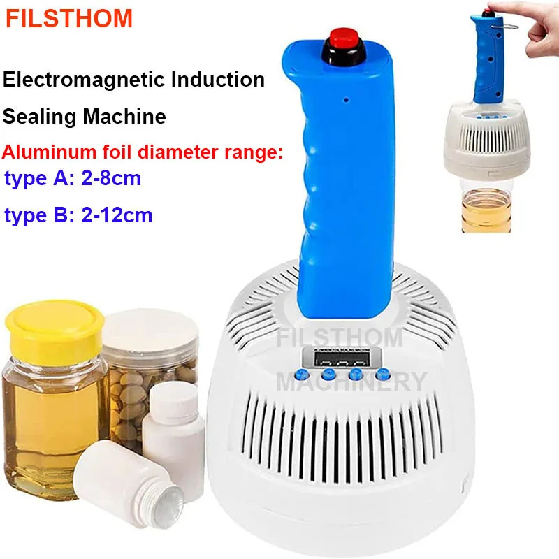 

Ручной электромагнитный индукционный герметик для стеклянных пластиковых бутылок алюминиевая фольга пластиковая крышка ручная портативная герметизирующая машина