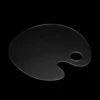 2/3Pcs Acrylic Paint Palette Clear Palette Oval/Round Designs with Thumb Hole for Kid Artist Watercolor Drawing DIY Wall Art 2