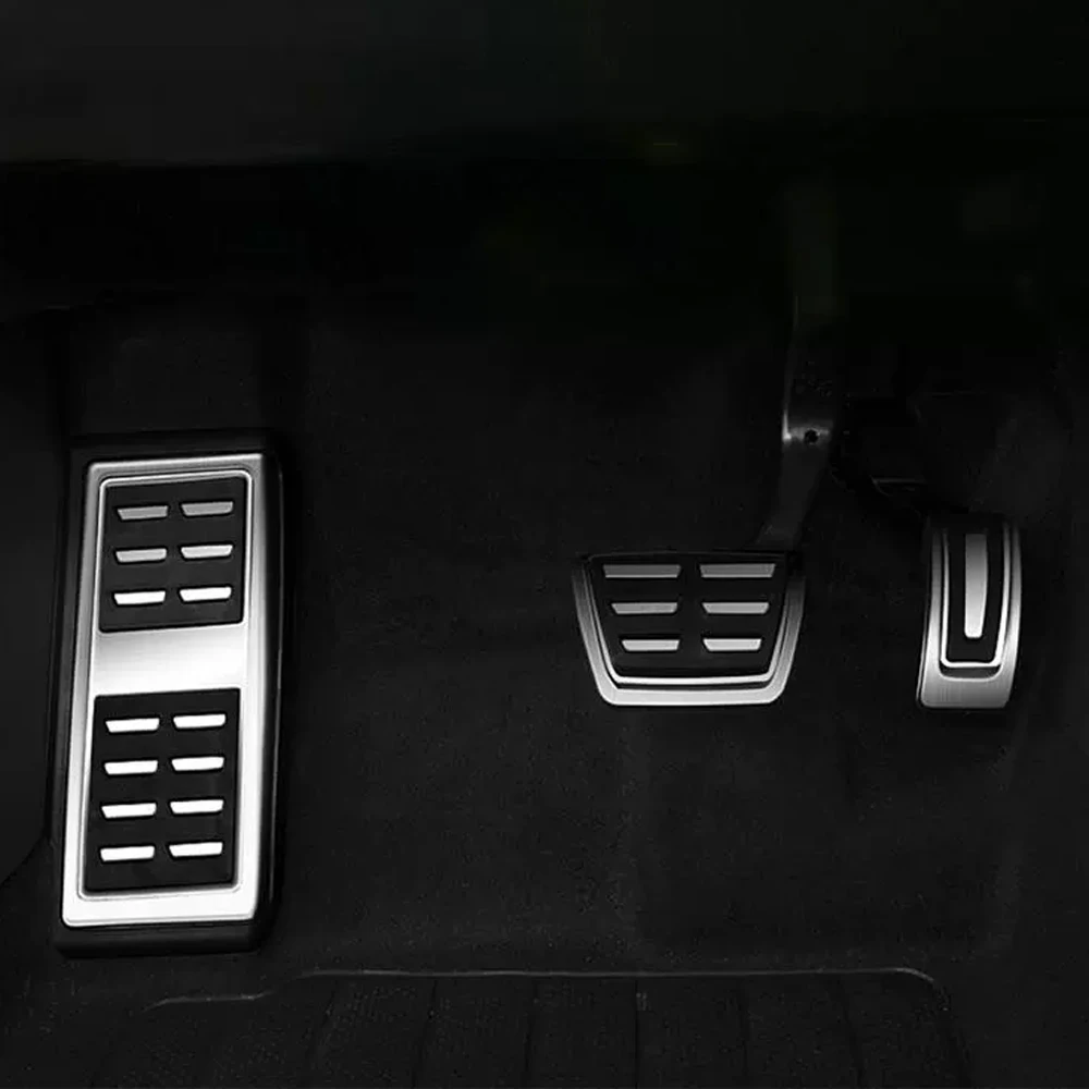 For Volkswagen Polo AW BZ VW Virtus ~ Car Brake Foot Pedals No Drilling Accelerator Pedal Pads Interior Parts Acessories