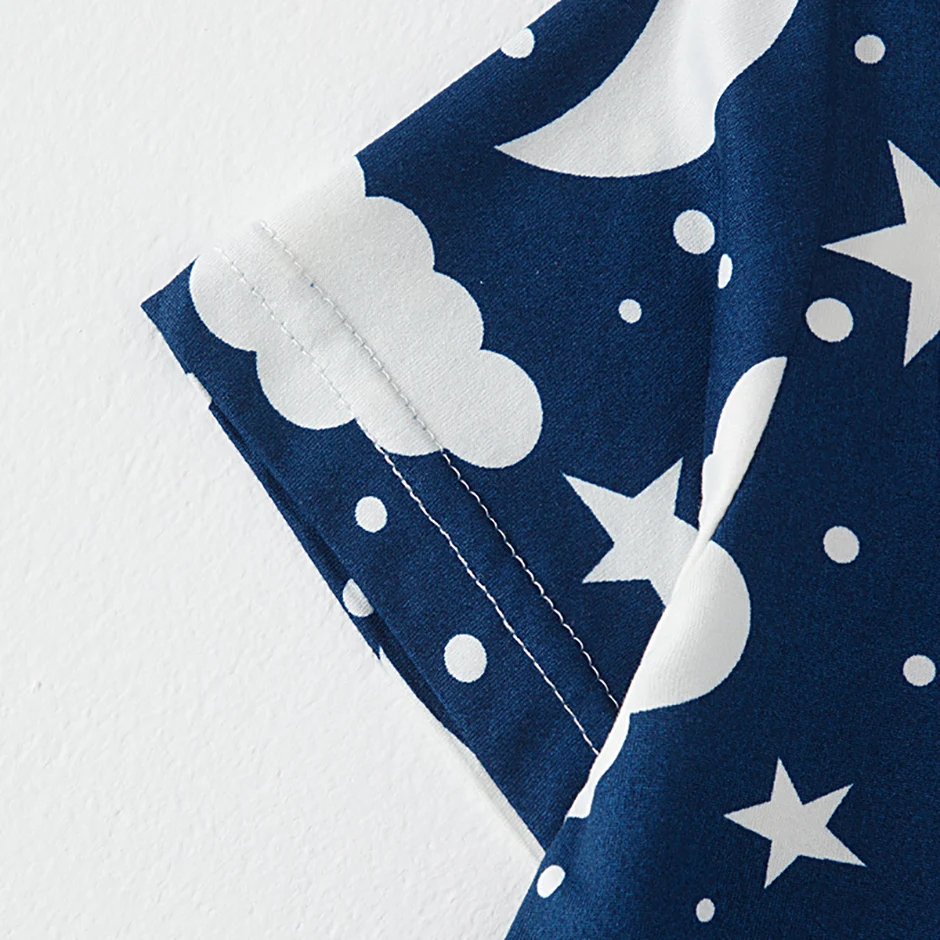 3-teiliger Kindermode-Druck mit mehreren Stilen, Hosenanzug für Jungen, Freizeithemd, Mädchen, süßes und schönes Liebesmuster, bequeme Shorts – Detail 9