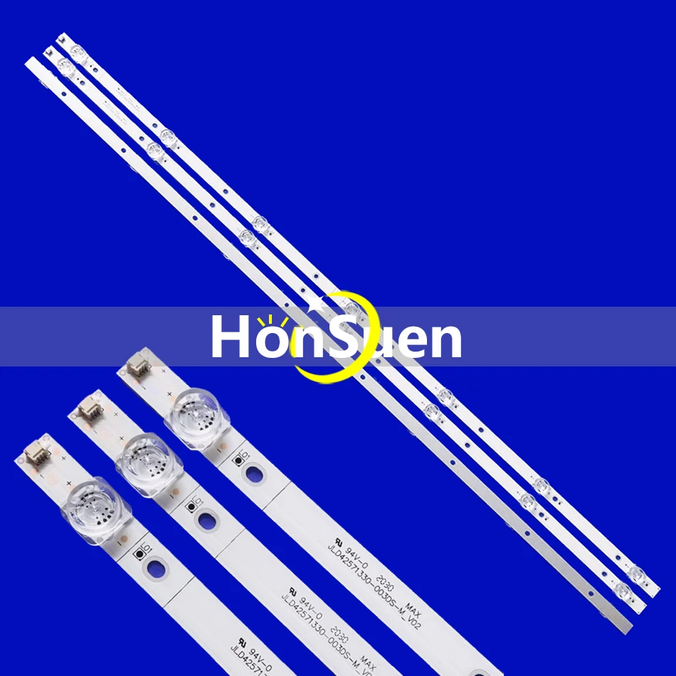12 Barrettes LED De Rétroéclairage Pour TV Hisense H65A6140 - Neuves, Compatibles D'origine