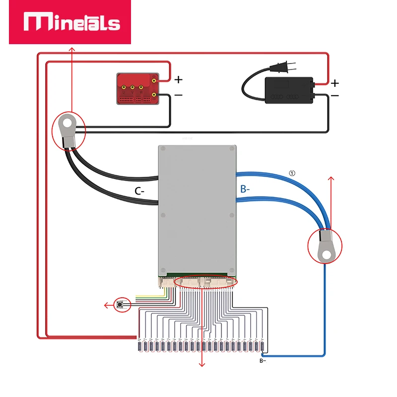 20s Bms 17S Bis 24S ANT BMS 50A 100A 130A 220A 340A 420A Smart Lithium ...