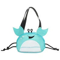 Crab Beach Bag Collecting Mesh Shell Bags Tote for Picking Shells Toy Pvc Child Kids 2