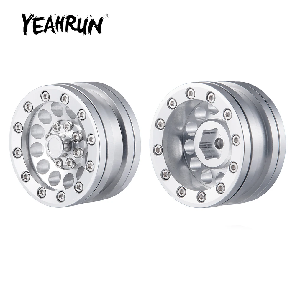 

YEAHRUN CNC Metal 1.9 inch Beadlock Wheel Rims Hubs 30mm for Axial SCX10 TAMIYA CC01 D90 D110 1/10 RC Crawler Car Upgrade Parts