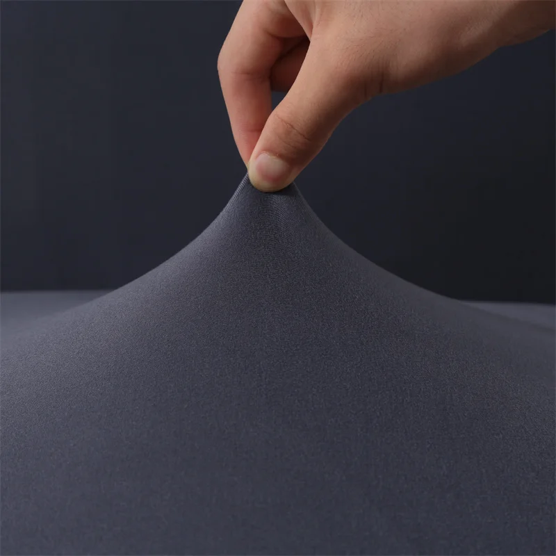 Elastic-Armless-Chair-Cover-Solid-Color-Stretch-Seat-Slipcovers-Anti-slip-Protector-Chair-Covers-for-Dining.jpg Rugalmas Kar Nélküli Szék Borító Egységes Színű Nyújtó Ülés Csúszásgátló Védőszéklécek Az Étkező Dekorációjának Dekorációhoz - Image 4