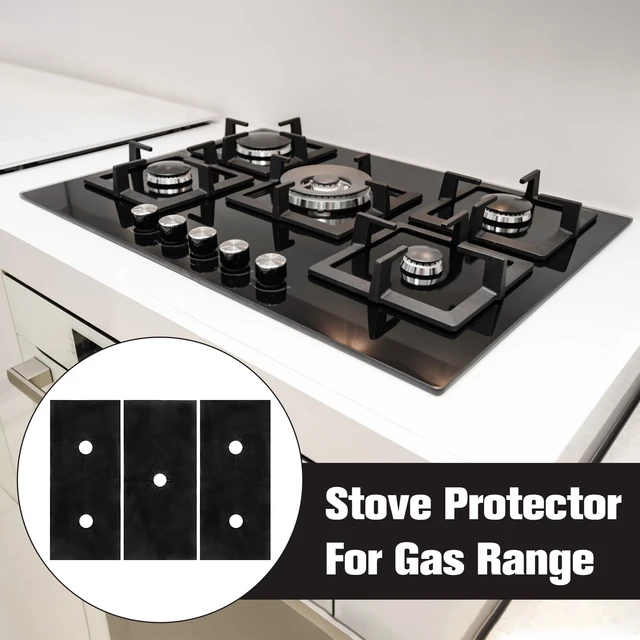 Protecteurs de dessus de cuisinière à gaz à 5 trous, 3 pièces/lot