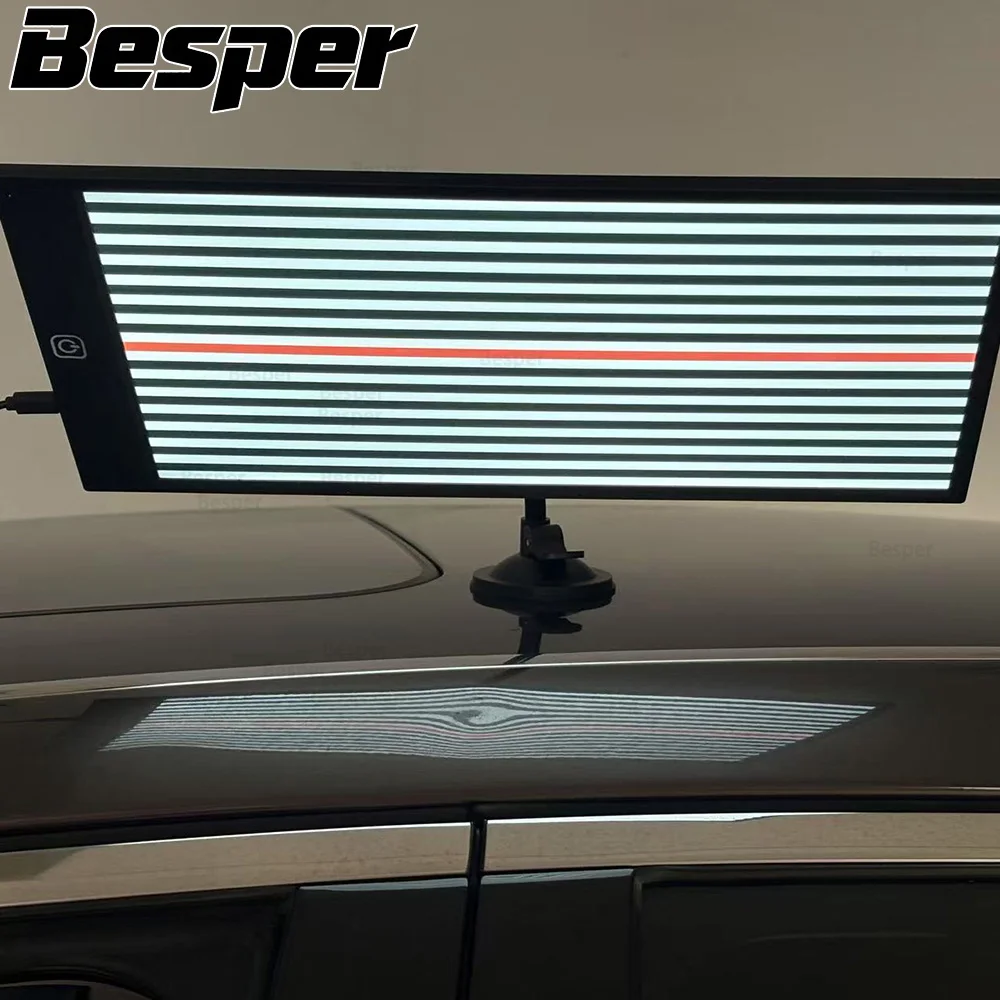 LED Light Line Wire Board Car Paintless Dent Removal Support Battery USB Reflection Board Tools For Car Depression Assist Repair