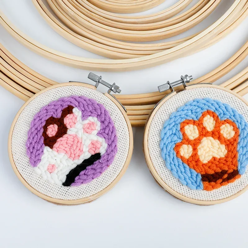 Bamboo Embroidery Hoop Ring for Cross Stitch and Crochet