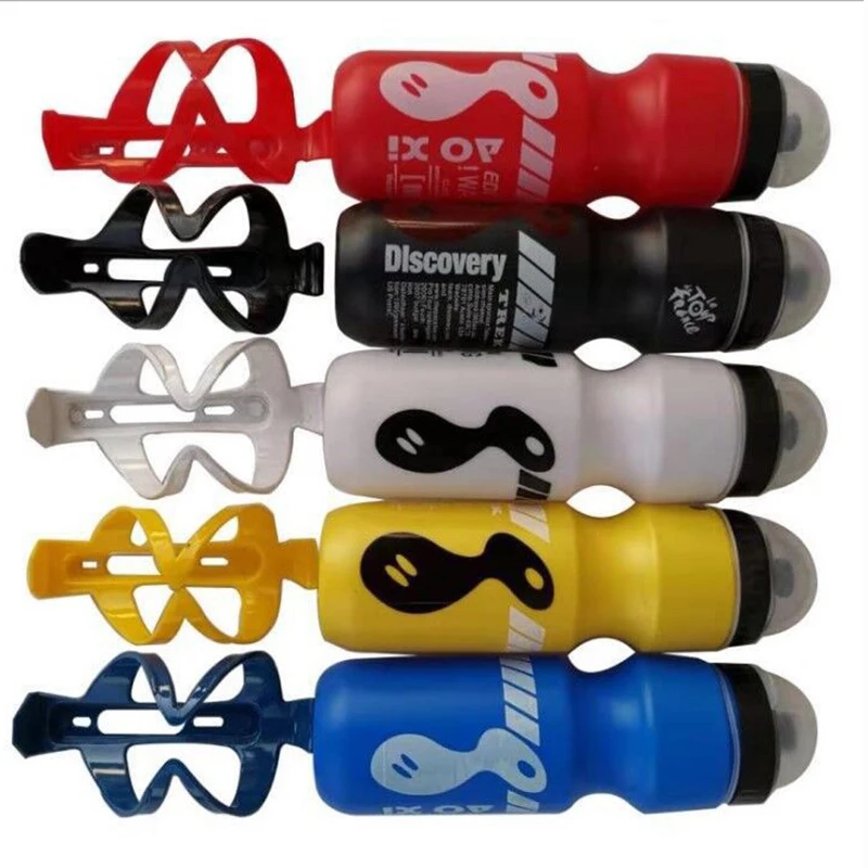 Bike Water Bottle 750 Ml Lightweight Outdoor Gym Sports Portable with Rack
