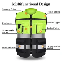 Custom LOGO Reflective Safety Vest High Visibility