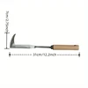 Manual Weeder Road Crack Weeder Crack Weeder Tool Hook Root Lifter Puller L Shape Gardening Weeder Sickle Mower 6