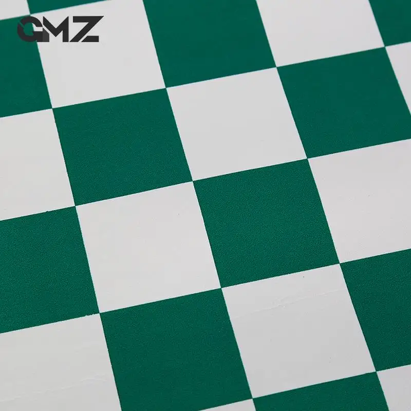 Foldable Chess Board Soft PU Rollable Portable Leather Durable Chessboard International Foldable Games 32pcs Pieces