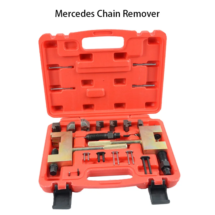 

Double Row Camshaft Timing Gauge Chain Remover /Timing Chain Riveting Tools Set For Mercedes Benz M271 M272 M273