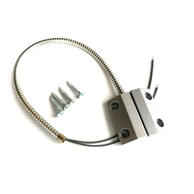 Wired Door Window Sensor Detector Magnetic Switch Normally Closed or Normally Open NC/NO for Home Security Alarm System 4