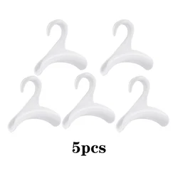 5-Piece Wardrobe Organizer Set: Bag, Hat, Scarf, and Backpack Hooks (5pcs white)