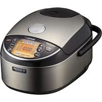 Zojirushi NP-NWC10XB 5.5-Cup Pressure Induction Heating Rice Cooker and Warmer (Stainless Black) 1