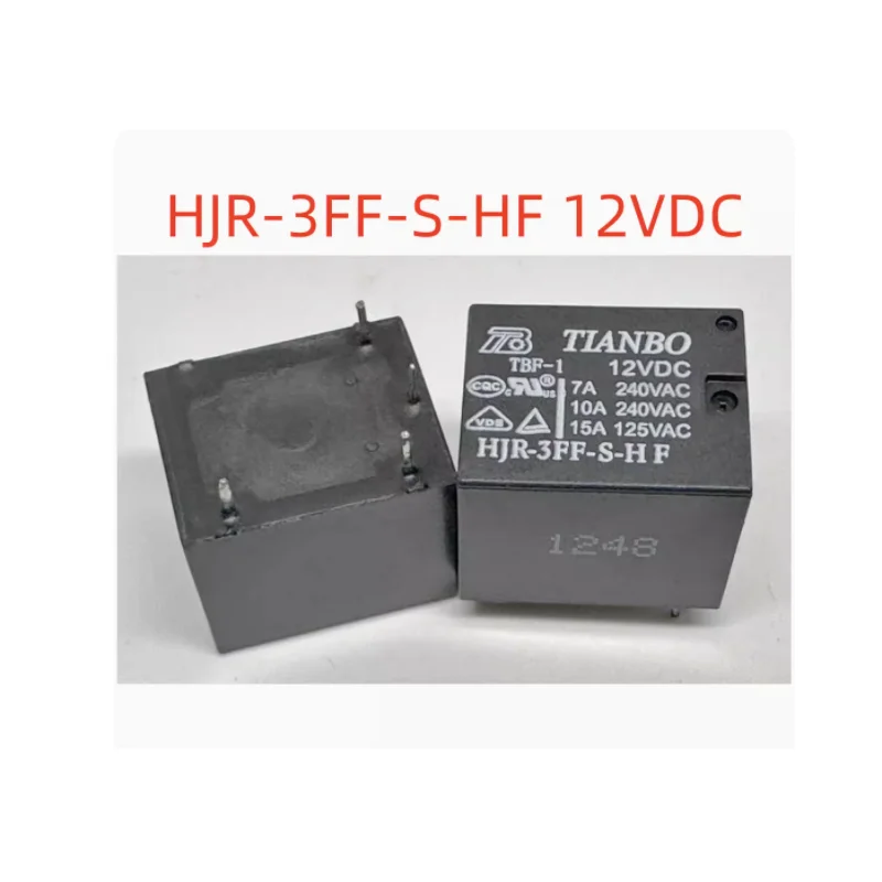 HJR-3FF-S-H HJR-3FF-S-H-24VDC HJR-3FF-S-H-24V HJR-3FF-S-H-DC24V, 10A, 4 핀, 5V, 12V, 24VDC 전원 릴레이, 100% , 신제품