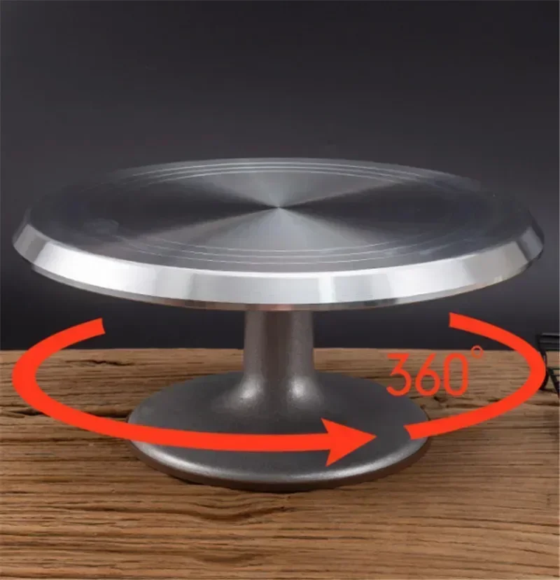cake stand Baking tool 10 12 14 inch mounted cream cake table Turntable Rotating table stand base turn around Decorating cake turntable baking supplies cake tools