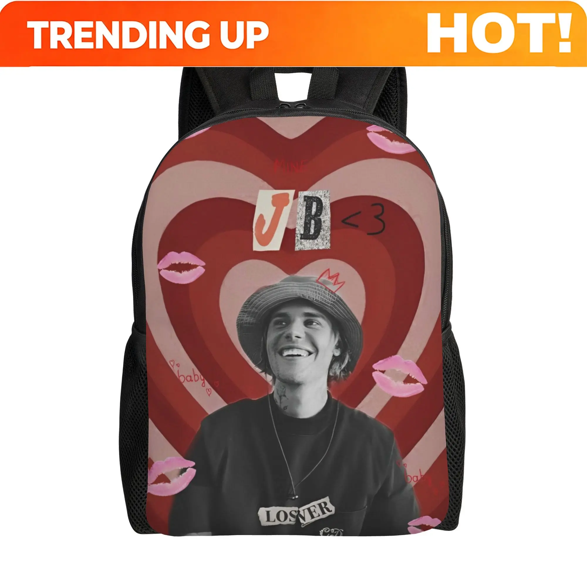 Justin Bieber Singer Backpack for Men Women Fashion Student Business Daypack College Canvas Bags Outdoor 1