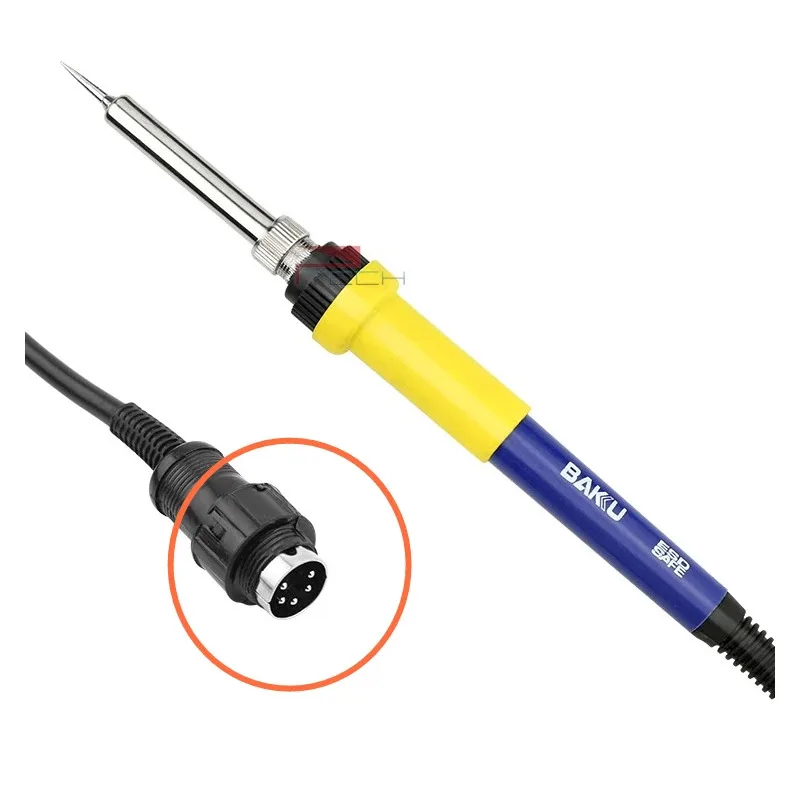 BAKU Soldering Iron Tip 40W 220V 5 Pin Electric Solder ESD Safe for 701L 702L 936D Welding Handle Replacement Male Connector 4