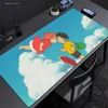 Anime P-Ponyo On The Cliff Mouse Pad Large Mouse Mat Pink Office Desk Mat Laptop Gaming Large Mousepad 1