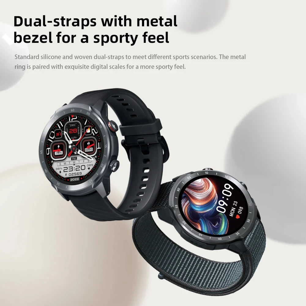 Original Mibro Smartwatch A2 Global Version App Control Heart Rate Sleep Health Monitoring 2ATM Waterproof Sport Men Women Watch