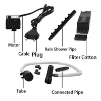 เต่าถังกรอง Submersible น้ํากรองปั๊มต่ําระดับน้ํา Aquarium Fish TANK ออกซิเจนเพิ่มปั๊ม EU Plug 5