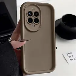 Luxury Matte Soft Back Cover - Premium Protection for Huawei Nova 14 (Coffee)